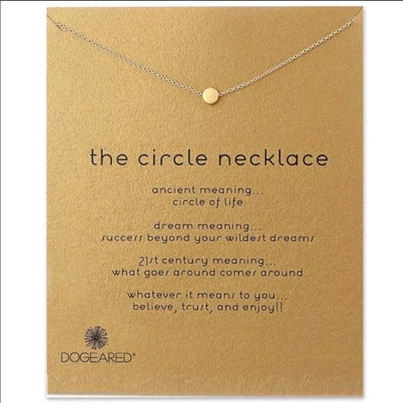 Dainty “Circle” Pendant Necklace - Picture 2 of 3